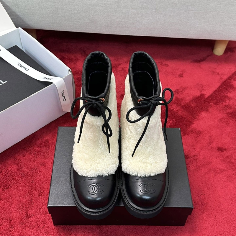 Ch*el leather shoes